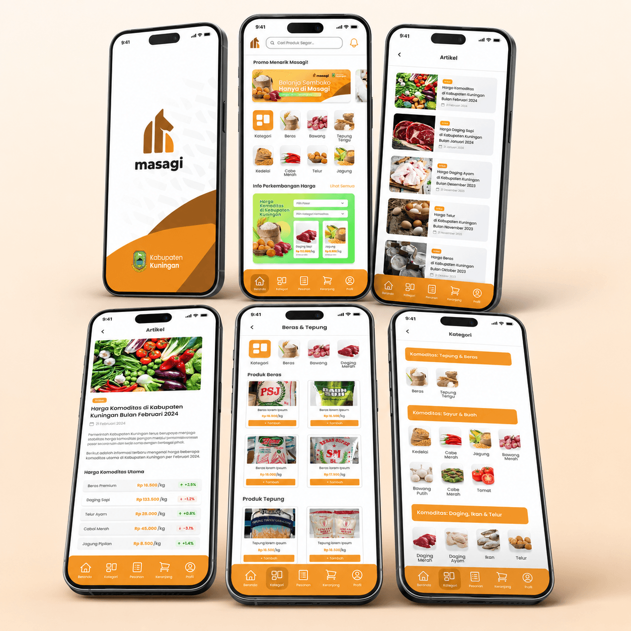 Aplikasi Masagi Kabupaten Kuningan untuk POS dan ecommerce sembako